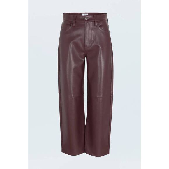 NEW PISTOLA jett high rise bowed straight pant in cabernet - Picture 7 of 7